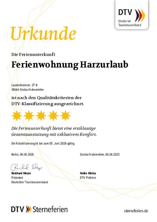 Ferienwohnung Harzurlaub Goslar Exteriör bild